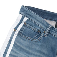 SWEATLIKE SIDE LINE DENIM PANTS