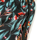 BOTANICAL PATTERN HALF PANTS