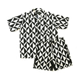 S/SL GEOMETRIC PATTERN SHIRTS