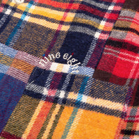 L/SL CRAZY PATTERN FLANNEL CHECK SHIRTS