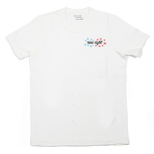 S/SL EMBROIDERY POCKET TEE