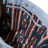 DENIM&NATIVE COMBINATION TOTE BAG