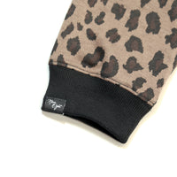 L/SL JACQUAD CREW NECK TEE(LEOPARD)