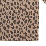 L/SL JACQUAD CREW NECK TEE(LEOPARD)