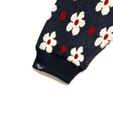 FLOWER PATTERN JACQUARD KNIT SAW