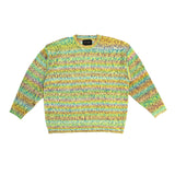 SPACE DYED CREW NECK KNIT