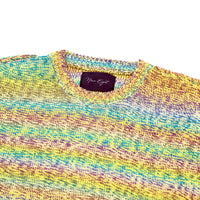 SPACE DYED CREW NECK KNIT