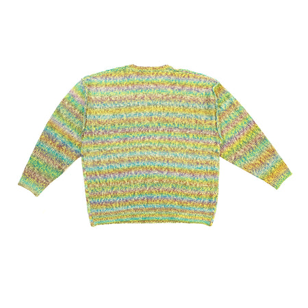 SPACE DYED CREW NECK KNIT