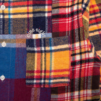 L/SL CRAZY PATTERN FLANNEL CHECK SHIRTS