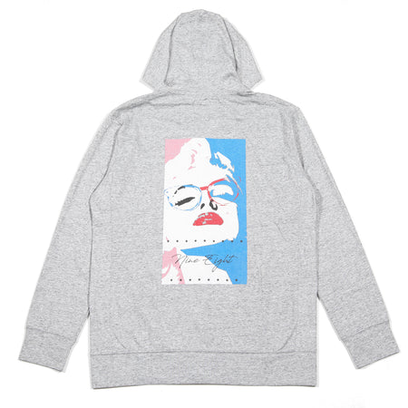 BACK PRINT ZIP PARKA (MARILYN)