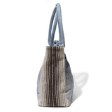 DENIM&NATIVE COMBINATION TOTE BAG