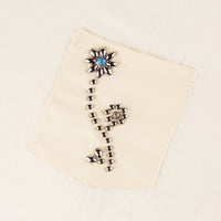 S/SL STUDS T-SHIRTS (FLOWER)