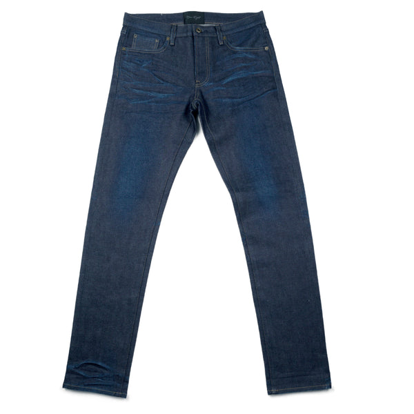 STRETCH 3D  PROCESSING RIGID DENIM PANTS STRAIGHT