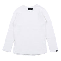 L/SL HEAVY COTTON RIB CREW NECK T-SHIRTS