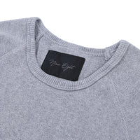 L/SL HEAVY COTTON RIB CREW NECK T-SHIRTS