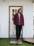 FLANNEL CHECK BOA C.P.O JACKET